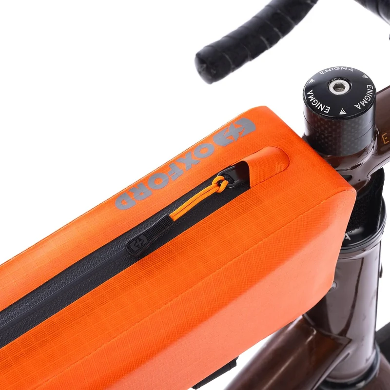 Oxford Aqua Evo Adventure Top Tube Pack XL OL964 | wasserdichte Fahrradrahmentasche für Fahrrad, ora