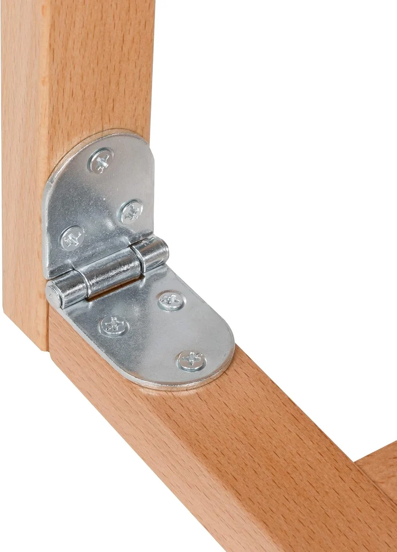 ib style® Bettgitter Flamo | Rausfallschutz für Kinder | Bettschutzgitter aus Holz | 140 cm Natur, 1