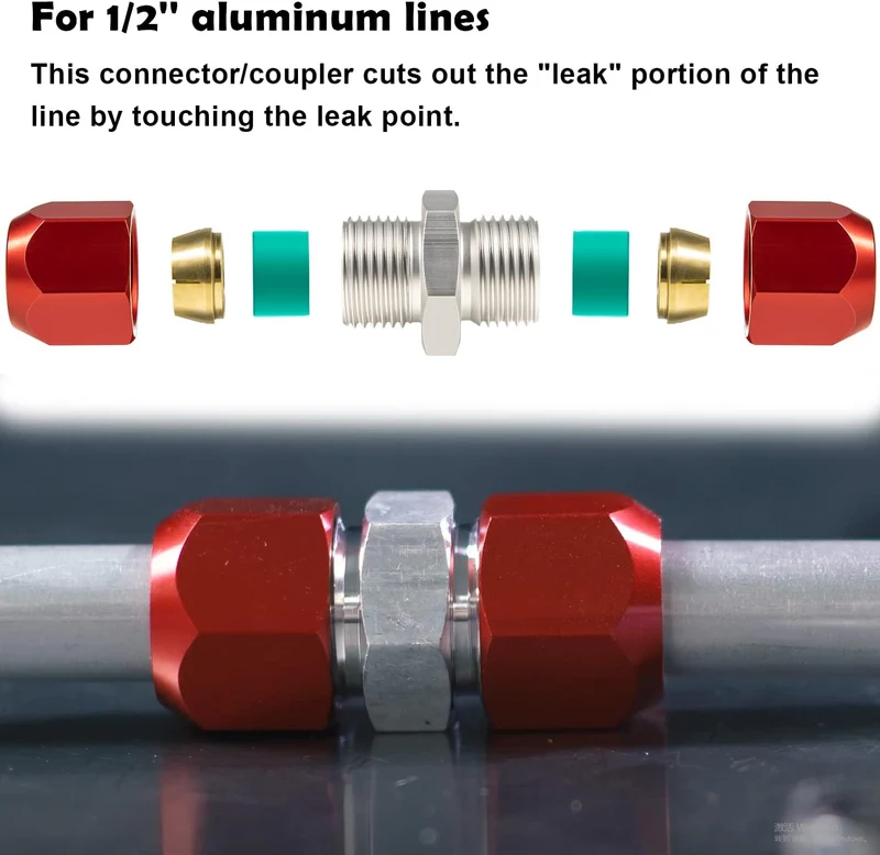 800-642 Leitungsspleissverbinder Spleissverbinder für 1,27 cm Aluminiumleitungen, Klimaanlagen-Repar
