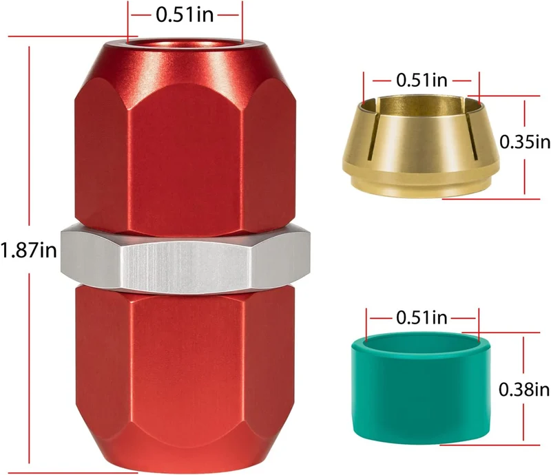 800-642 Leitungsspleissverbinder Spleissverbinder für 1,27 cm Aluminiumleitungen, Klimaanlagen-Repar