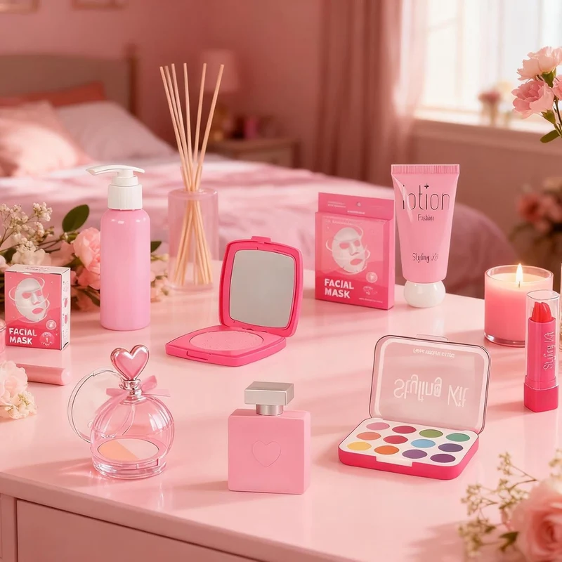 Spiel Make-up Set - Realistisches Rollenspiel-Spielzeug - Kinder Spiel Makeup für Mädchen,Für Mädche