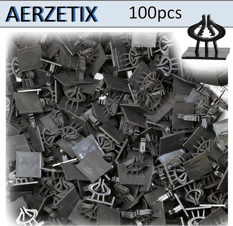AERZETIX - C65232 - Satz von 100 Bewehrung Keilen mit basis für betonstahl von Ø4 bis Ø14-15 mm über