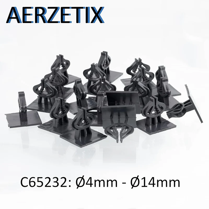 AERZETIX - C65232 - Satz von 100 Bewehrung Keilen mit basis für betonstahl von Ø4 bis Ø14-15 mm über
