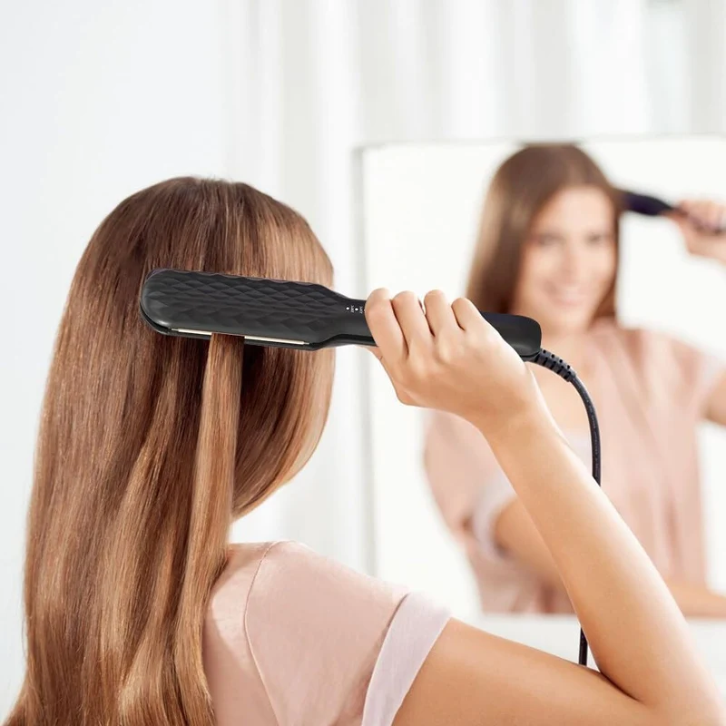 NAVESO Kreppeisen für die Haare, Crepe Eisen Haare, 35W Welleneisen für Haare, Kreppeisen Haare mit