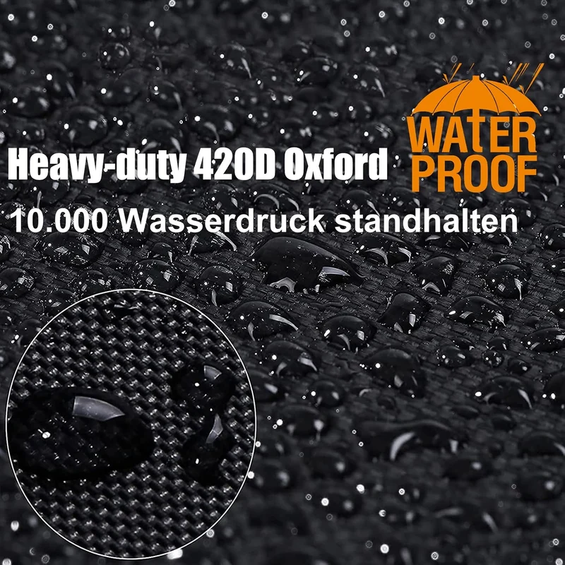 Aussenborder Abdeckung Bootsmotorabdeckung, 420D Aussenborder Schutzhülle mit UV-Beschichtung, Wasse
