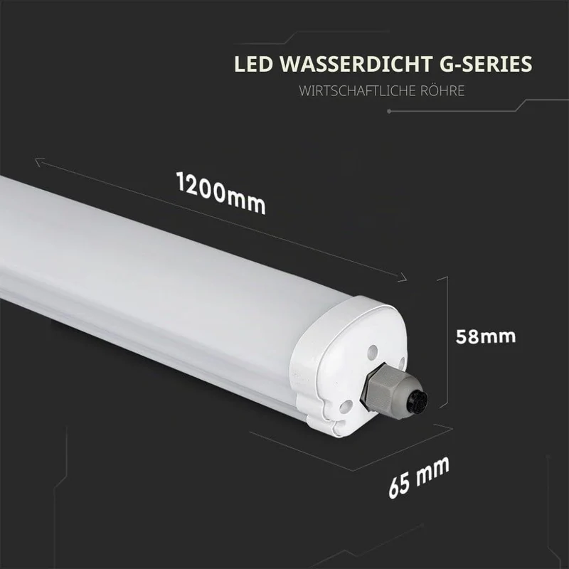V-TAC LED Lampe, T5, 36 W, weiss, SKU.6284 Hauteur x Largeur x Profondeur : 1200 mm x 86 mm x 72 mm