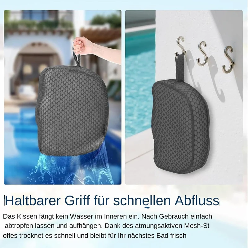Hot Tub Sitze Für Erwachsene | Hot Tub Sitz Für Spa,Schwimmfest rutschfest 3D Luftnetz Sitzauflage F