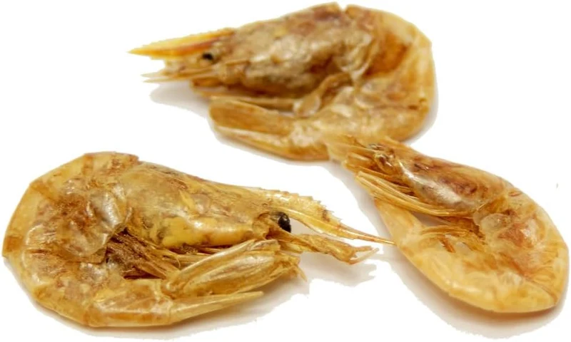 algova Süsswasser Shrimps getrocknet 2-4cm Natur Futter für Aquarienfische, Wasserschildkröten, Koi,