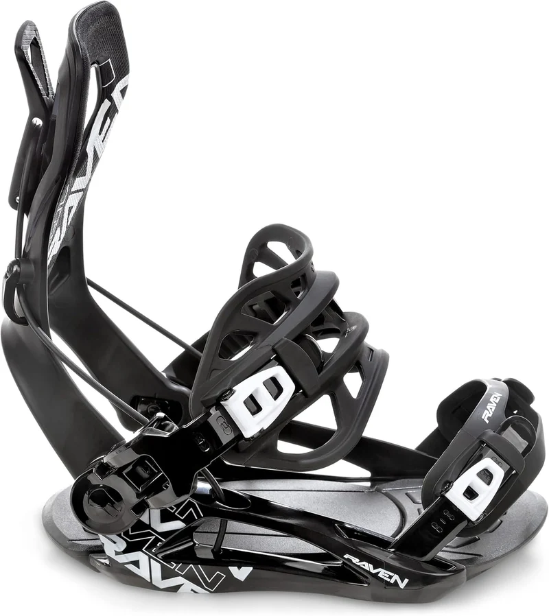 RAVEN Snowboard Set: Snowboard Grizzly + Bindung Fastec FT360 Black 161cm + FT360 Black L, 161cm + F