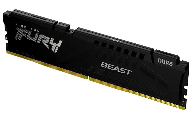 Kingston FURY Beast Schwarz XMP DDR5 64GB 5200MT/s CL40 DIMM Desktop Speicher (Kit mit 4) - KF552C40
