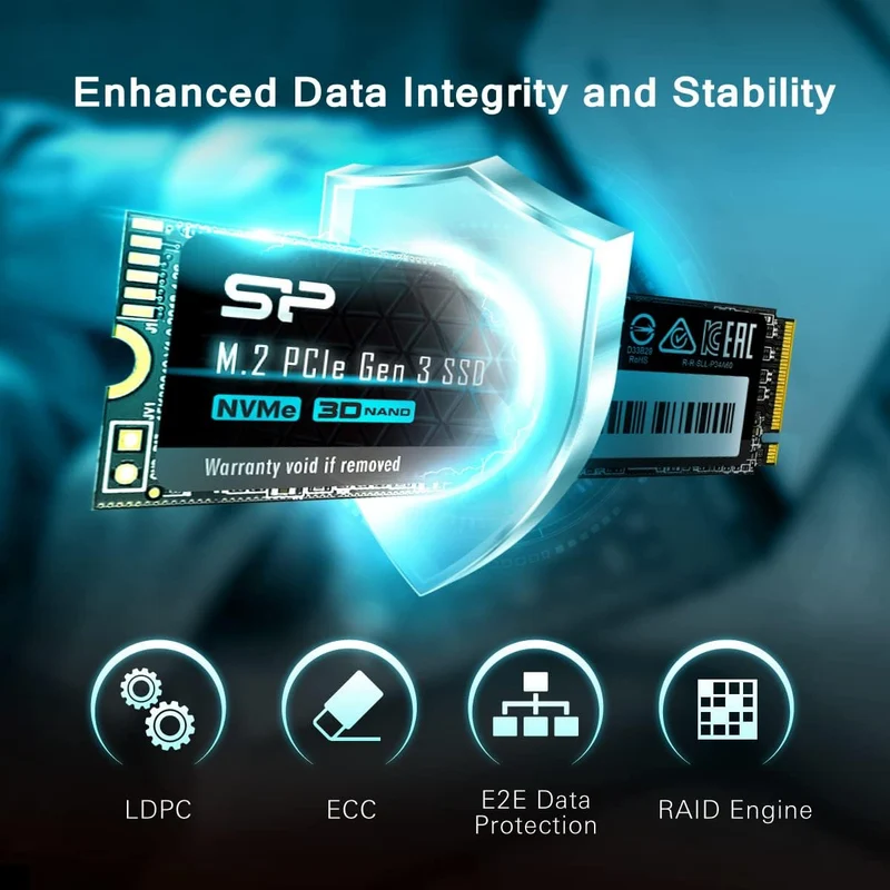 Silicon Power PCIe Gen 3x4 & A55 PCIe A60 2 TB 2TB Schwarz, 2TB Schwarz