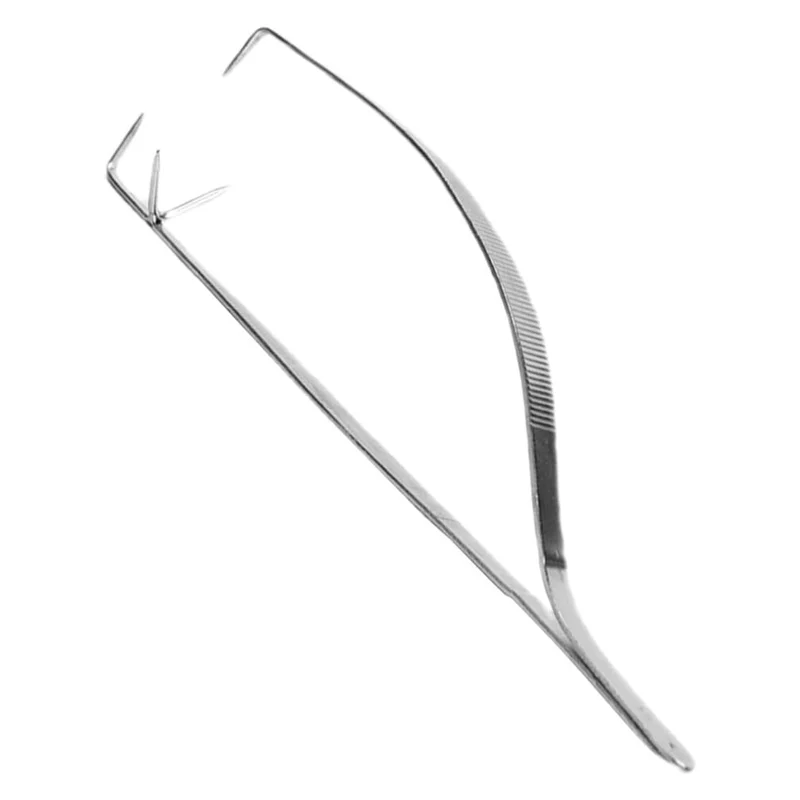 NUOBESTY Edelstahl Glasurzange 28Cm Töpfer Werkzeug Zum Eintauchen Und Blasen Von Keramikglasur Präz