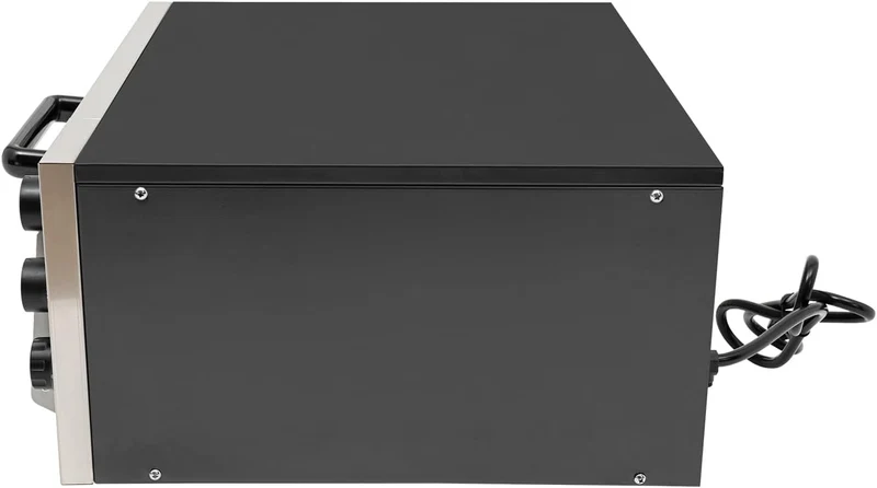 2KW Elektrisch Pizza-Backofen Pizza Ofen Tragbar Multifunktionell Pizza Backofen Einstellbar Ober &