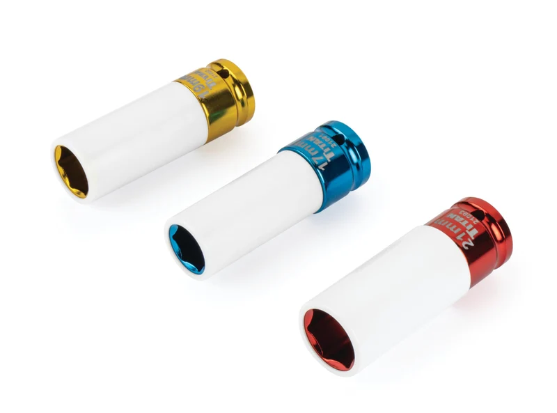 Titan 21183 Steckschlüssel-Set, 1,27 cm (1/2 Zoll), nicht beschädigend, inkl. 17 mm, 19 mm und 21 mm