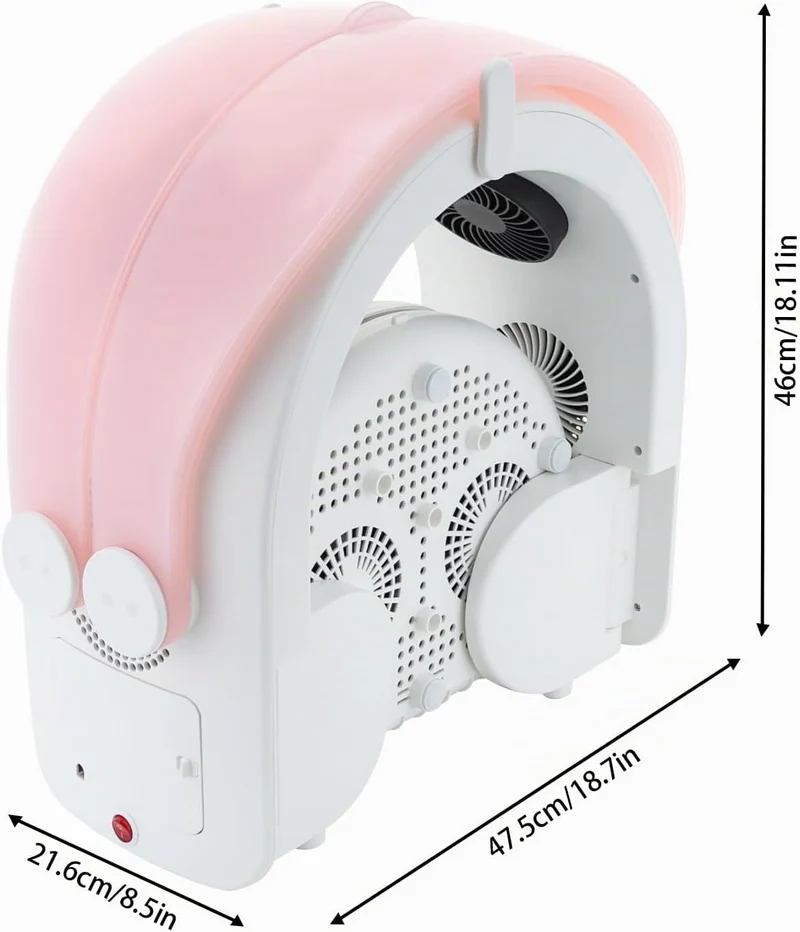 Automatische Haustiertrockenbox Leiser Trocknungsbox 360°-Trocknung Faltbar und Tragbare Temperatur