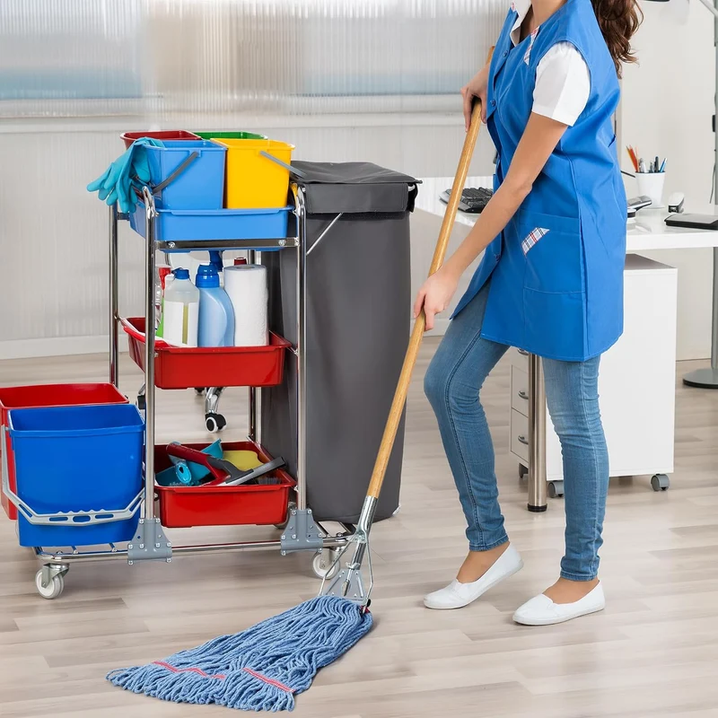 Matthew Cleaning Wischmoppkopf, 590 ml, kommerzieller Ersatz für allgemeine und Bodenreinigung, nass