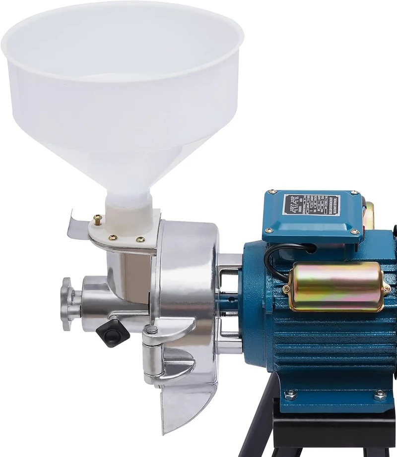 2200W Malzmühle Maismühle Elektrisch Getreidemühle Gewürze Mühlen zum Nass- und Trockenschleifen Mul
