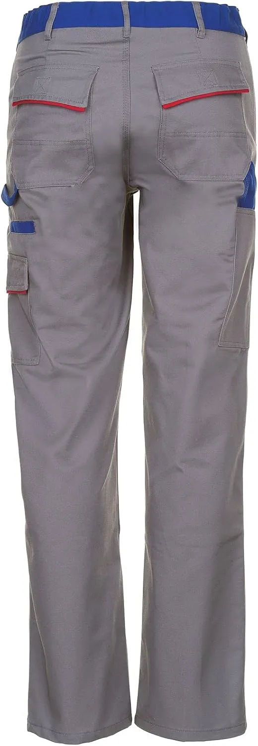 Planam Highline Herren Bundhose Zink Kornblau rot Modell 2323, Grösse 54 Zink/Kornblau/Rot 54, Zink/