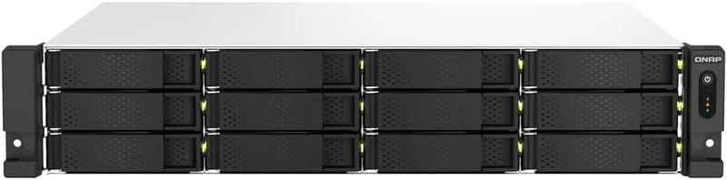 QNAP NAS TS-1264U-RP-8G 12bay 2HE (Quad-Core Rackmount-NAS mit Dual-Port 2,5GbE und PCIe-Erweiterung