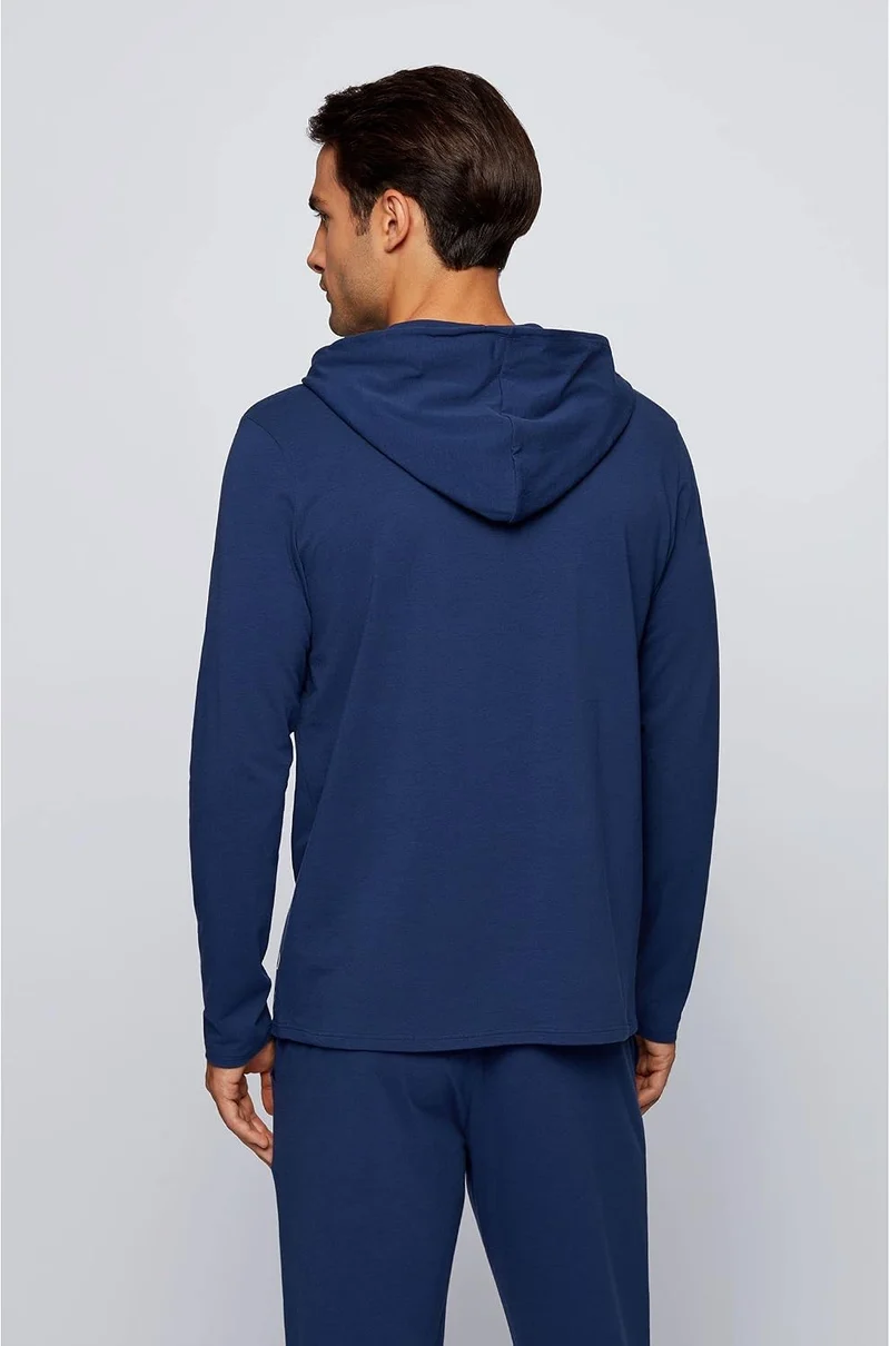 BOSS Hugo Herren Kapuzensweatshirt Freizeitshirt Identity LS-Shirt XXL Medium Blue424, XXL Medium Bl