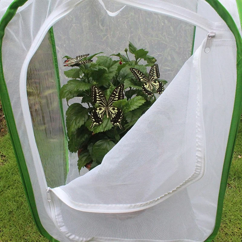 Schmetterlingshaus Lebensraum - Komfortabler Schmetterlingskäfig,Leichter Netz-Insektenkäfig, Sicher