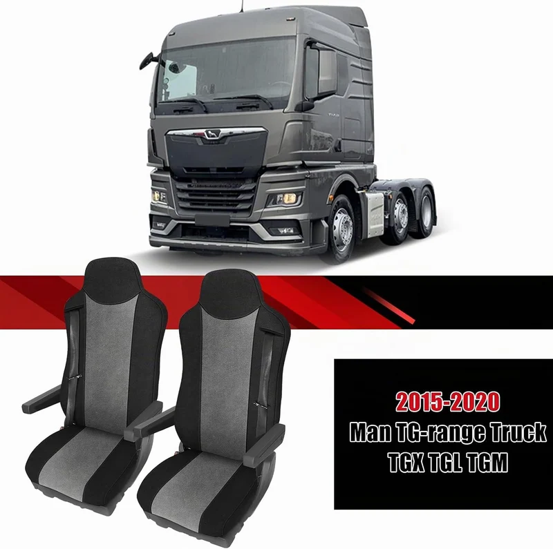 Auto Sitzbezüge für 2015-2020 Man TGX TGL TGM TGS LKW Sitzbezüge Schonbezüge Autositzbezüge