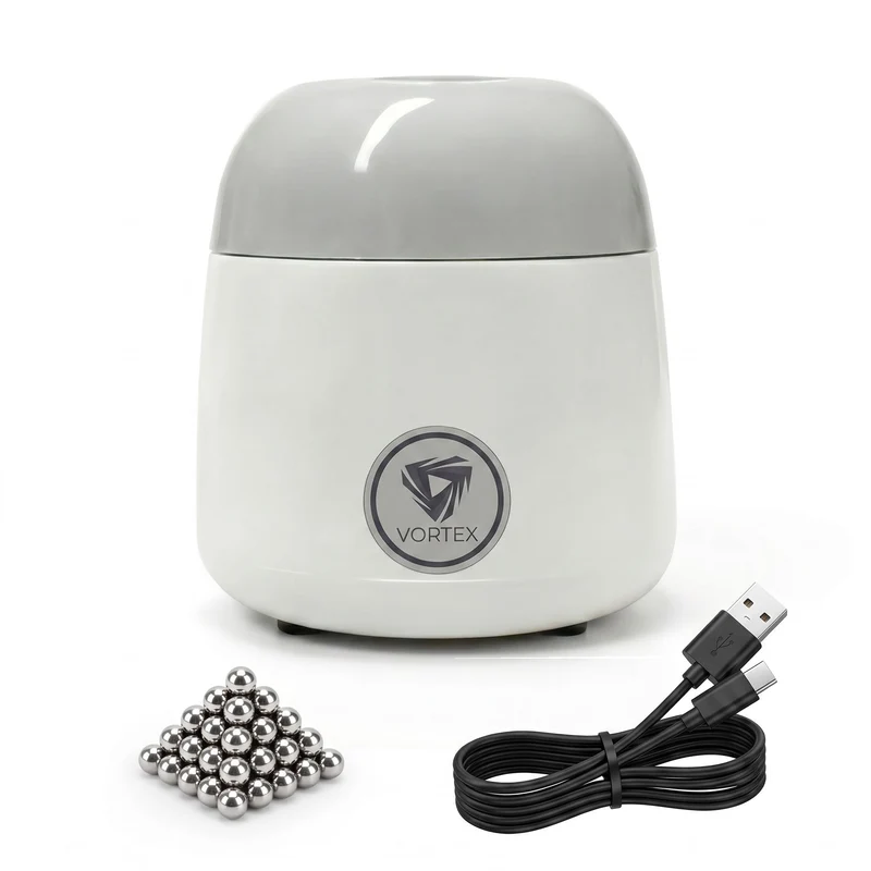 7600 U/min Mini-Vortex-Mischer und Farbrüttler, USB-C-betriebener Labor-Vortex-Rüttler mit Touch-Fun
