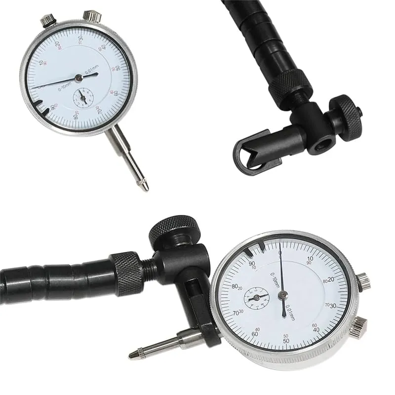Dytabepl Bremsscheiben Messvorrichtung mit 0-10 mm Messuhr, Auto-Bremsscheiben-Schlagfestigkeitsprüf