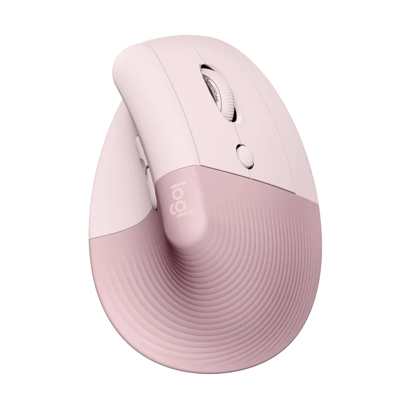 Logitech Lift Vertikale Ergonomische Maus, Kabellos, Bluetooth oder Logi Bolt USB-Empfänger, Leise K