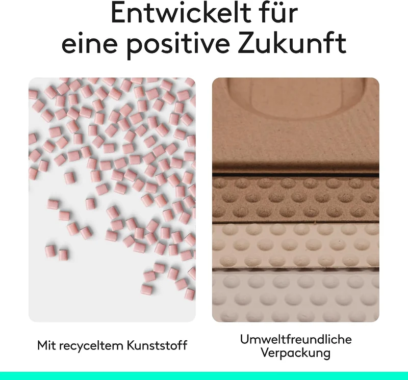Logitech Lift Vertikale Ergonomische Maus, Kabellos, Bluetooth oder Logi Bolt USB-Empfänger, Leise K