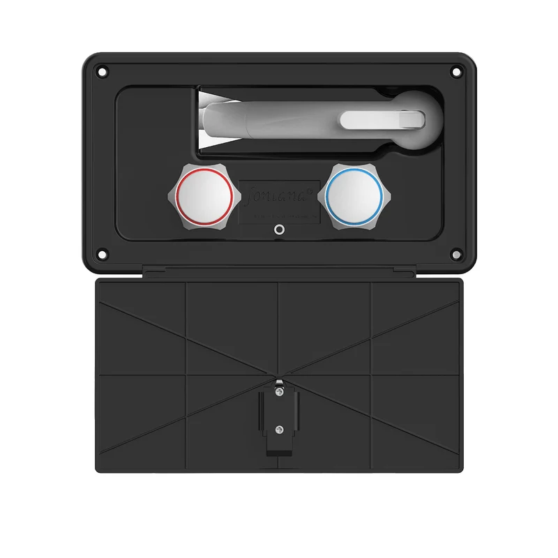 Manufacturers' Select ITC Fontana Duschkasten-Kit Wasserhahn mit Duschkopf Komplette Montage – Schwa