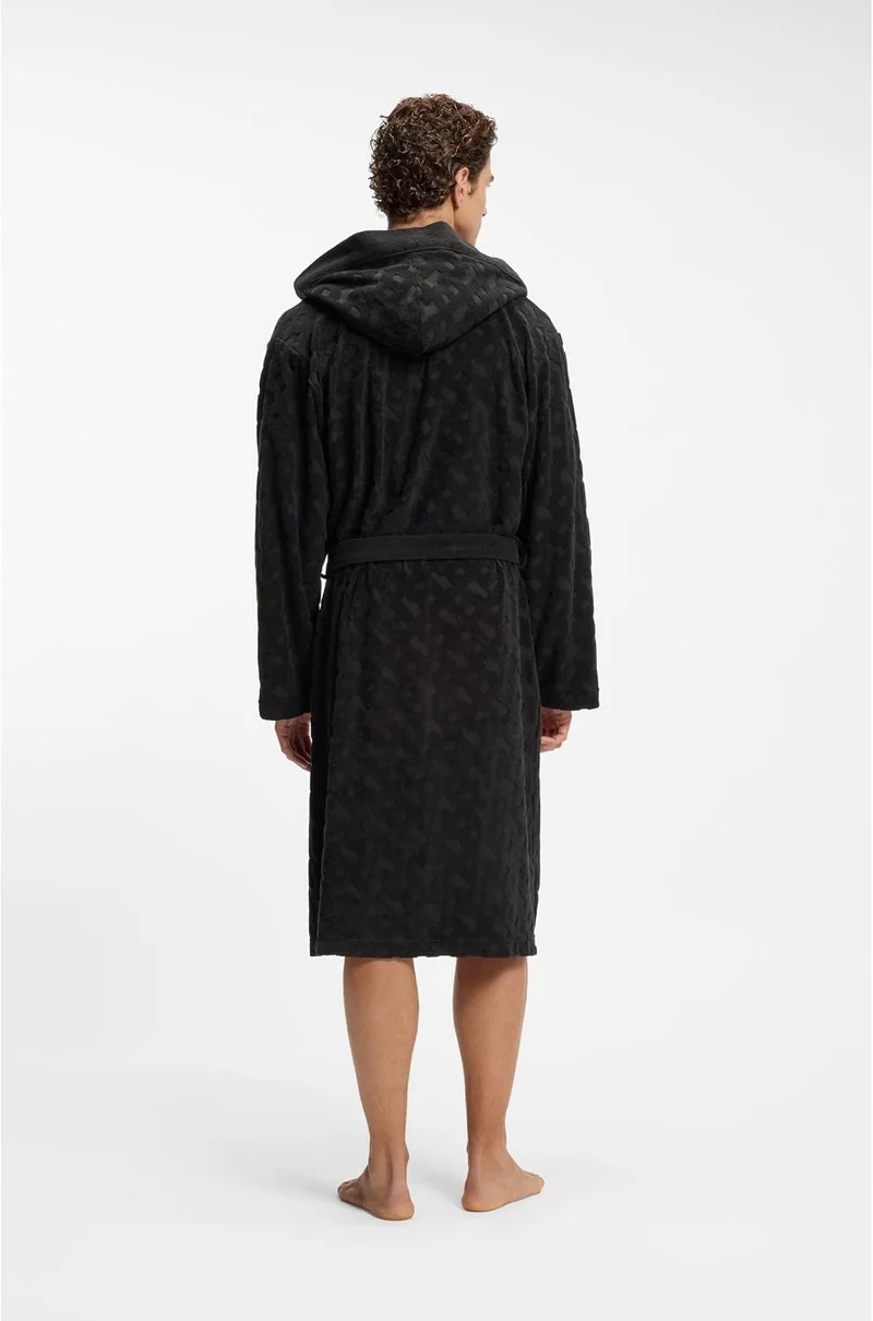BOSS Herren Fashion Robe Dressing_Gown S Schwarz, S Schwarz