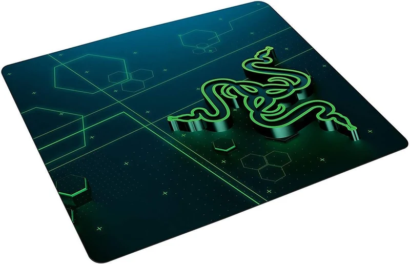 Razer Goliathkäfer – Tragbar Tuch Gaming Mauspad Spiel auf der Go, Stoff, blau / grün, Mobile