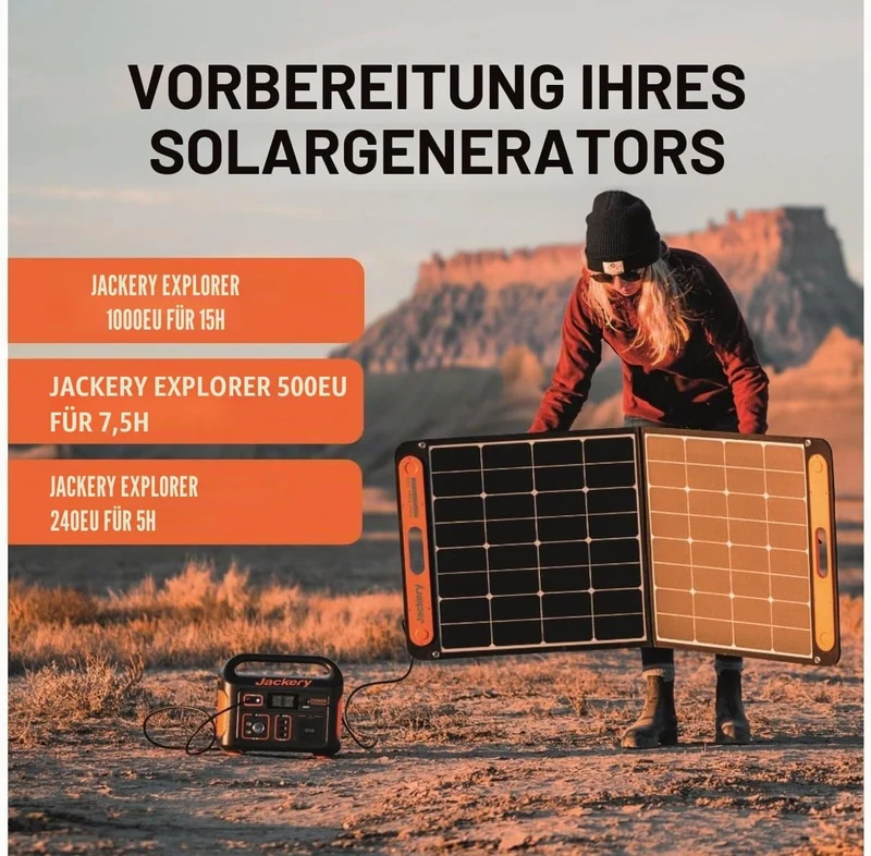 SOLAR PANEL SOLARSAGA 100/HTO587 JACKERY