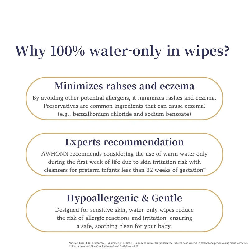 blissmile Feuchttücher aus 100 % Wasser und Baumwolle, Reisegrösse, einzeln verpackt, parfüm- und ko