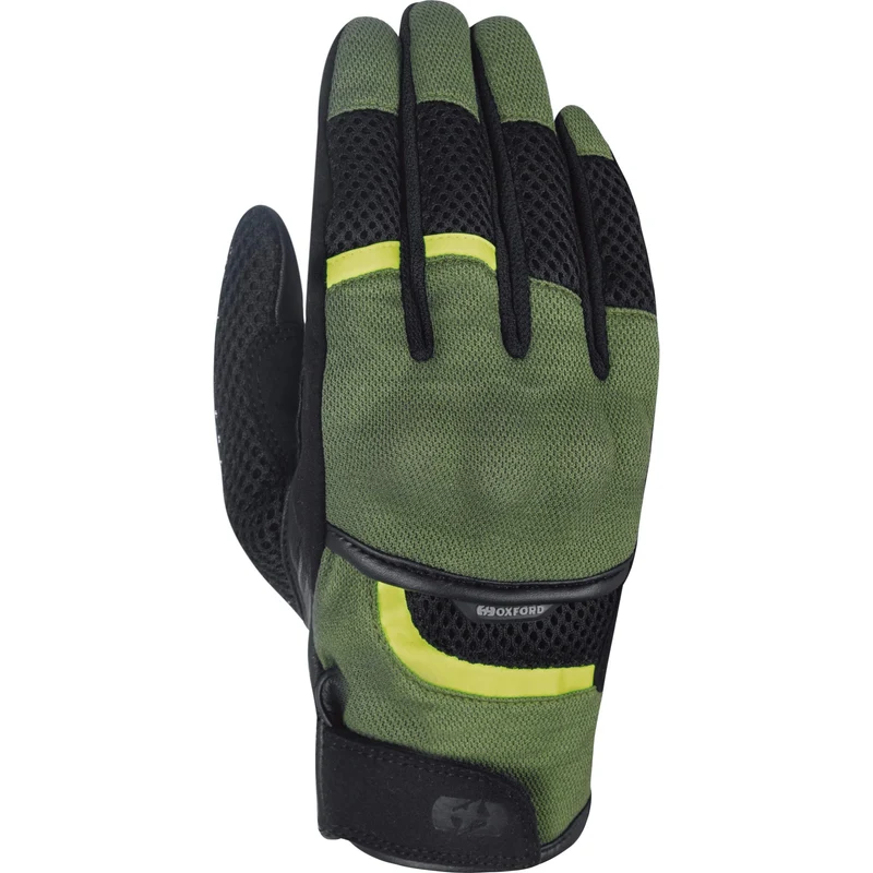Oxford Brisbane Air Herren Kurzer Sommerhandschuh Green/Black 3XL, Green/Black 3XL