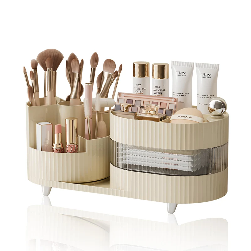 Kosmetik Make Up Organizer Schminke 360° Kosmetik Aufbewahrung Makeup Pinsel Organizer für Skincare