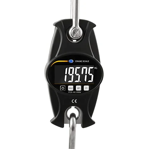 Zugwaage PCE-HS 200N Messbereich 0 ... 200 kg/Auflösung 50 g