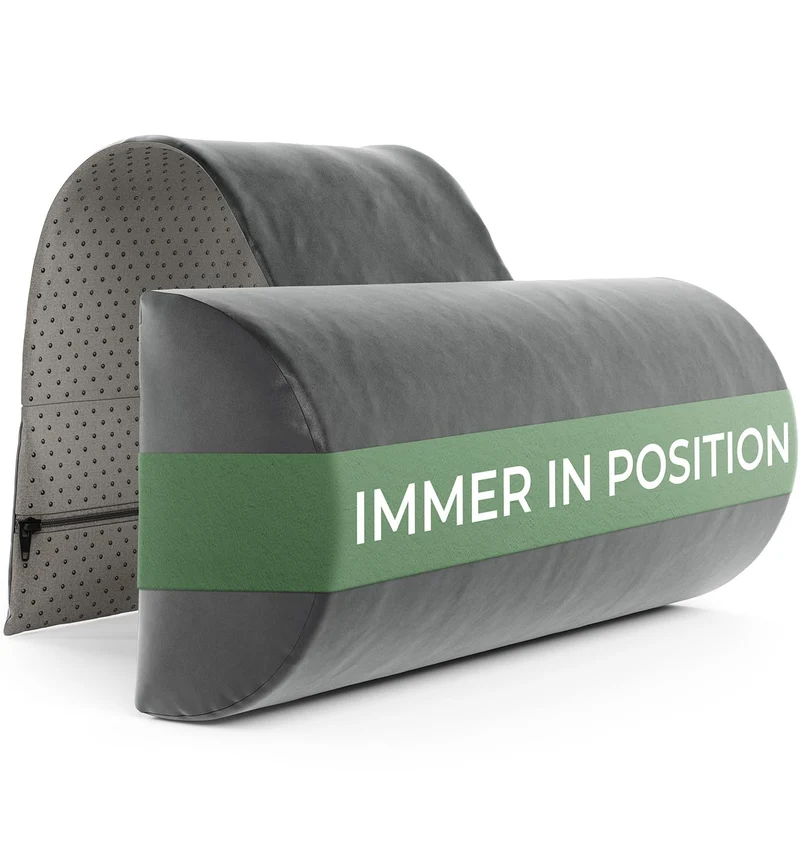 Nackenrolle für Sessel mit Gegengewicht (100% Memory Schaum), Nackenkissen Sofa Couch hängend, Nacke