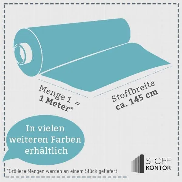 STOFFKONTOR Walkloden Wollstoff Meterware, 100% Wolle, Farbe Camel, Isolierend & Beidseitig verwendb