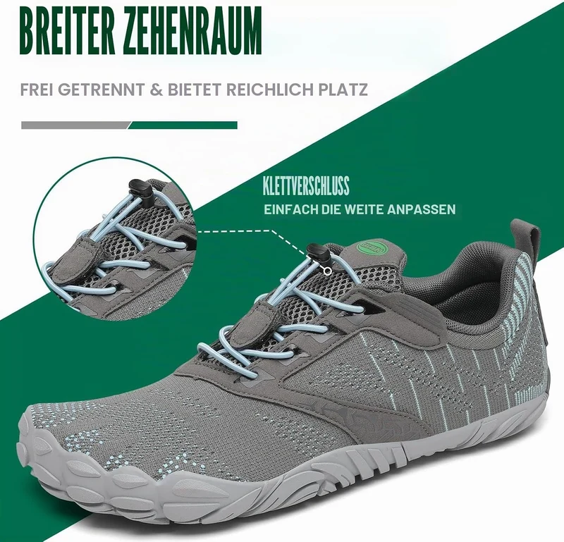 SAGUARO Barfussschuhe Herren Barfussschuhe Damen Barfuss Schuhe Zehenschuhe Outdoor Fitnessschuhe ru