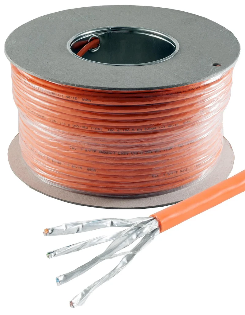 CAT 7 Verlegekabel Netzwerkkabel CAT.7 LAN Halogenfrei Installationskabel CAT7 Kabel Netzwerk Verkab