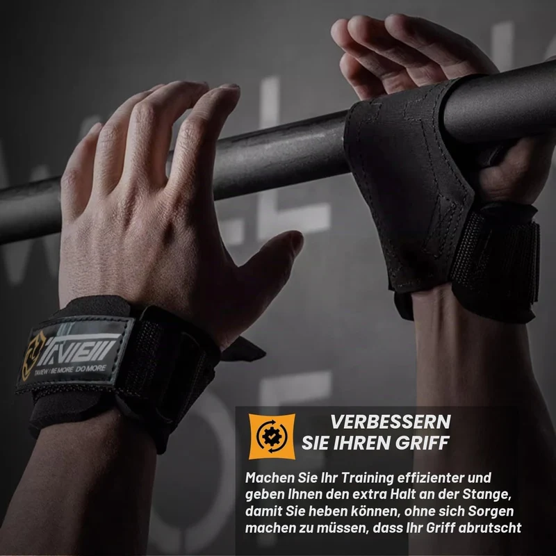 Wrist Straps for Weightlifting for Maximum Grip Support - Lifting Deadlift Strap & Weight Lifting Gr