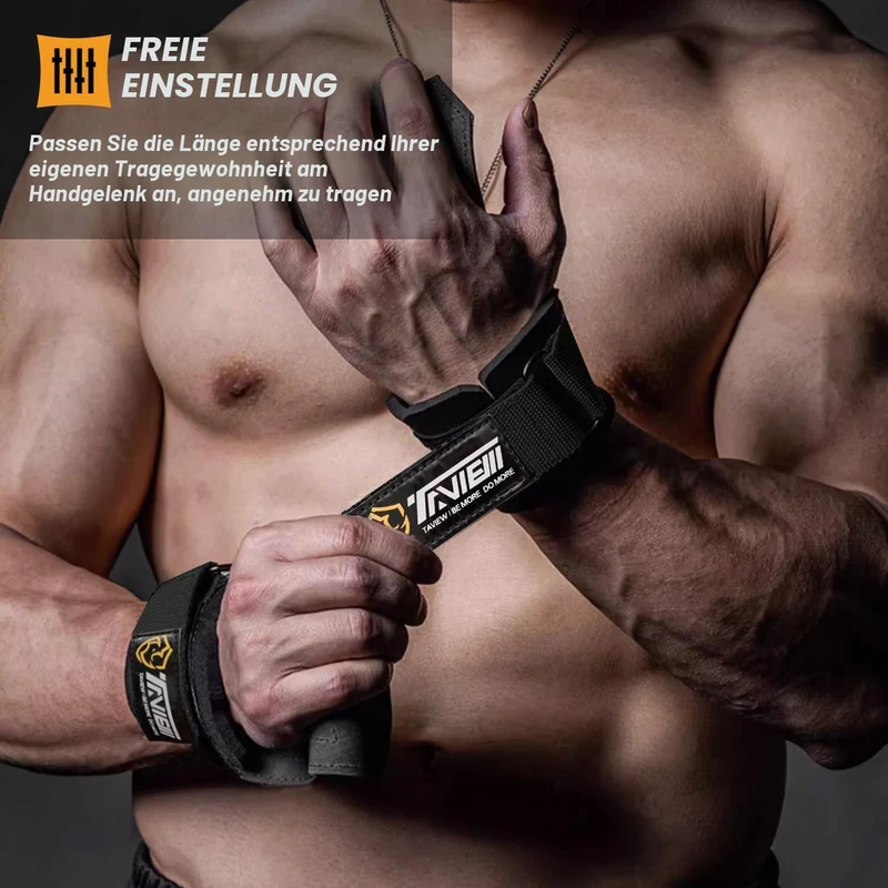 Wrist Straps for Weightlifting for Maximum Grip Support - Lifting Deadlift Strap & Weight Lifting Gr