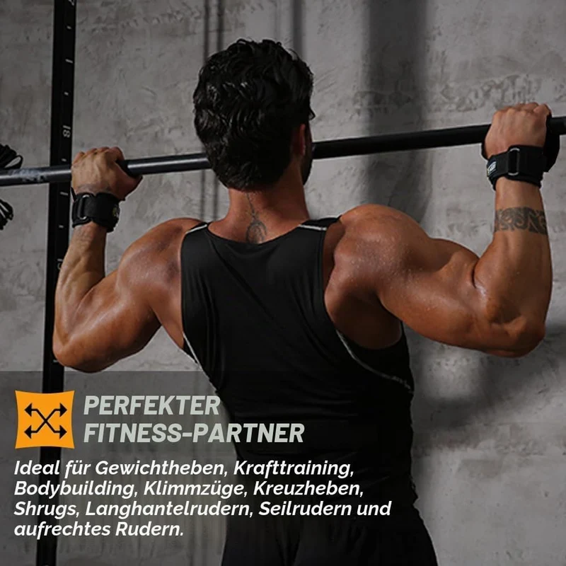 Wrist Straps for Weightlifting for Maximum Grip Support - Lifting Deadlift Strap & Weight Lifting Gr