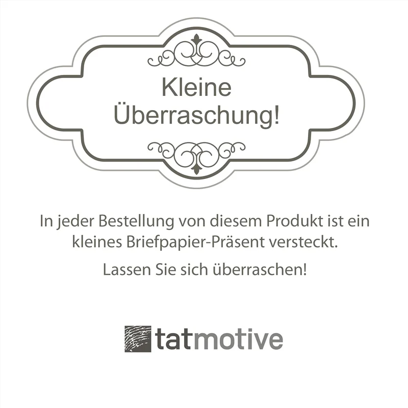 TATMOTIVE PREMIUM Metallic Gummibänder für Einladungskarten, 500 Stück - Gold, 500 Stück