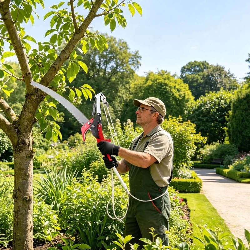 Hochentaster Baumschneider,Verstellbares robustes Schneidwerkzeug - Teleskop-Astsäge - für Garten Ho