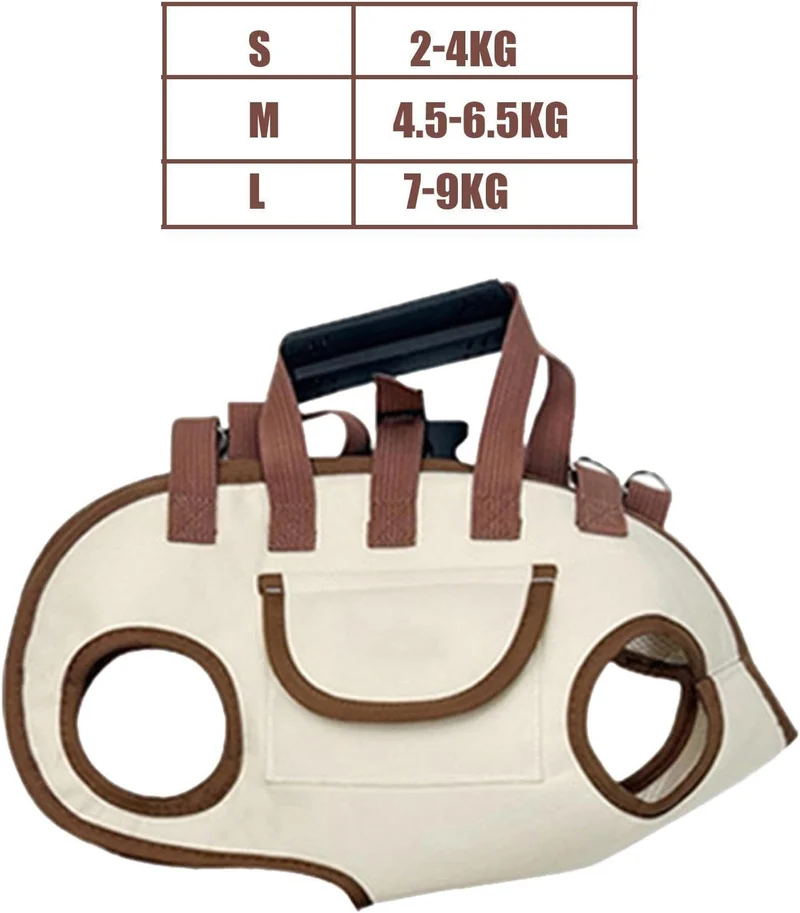 Hundetasche Mit Hunde Weste, Haustierweste Mit Riemen Für Kleiners Hunde Und Katzen, Tragbare Umhäng