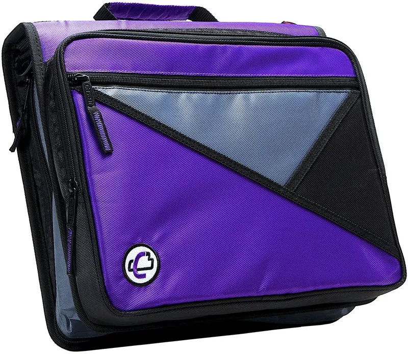 Case-it LT-007 Universal-Ordner mit Reissverschluss, 5,1 cm (2 Zoll) grosse Tasche, gepolsterte Tasc