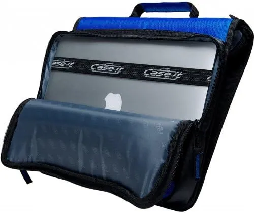Case-it LT-007 Universal-Ordner mit Reissverschluss, 5,1 cm (2 Zoll) grosse Tasche, gepolsterte Tasc
